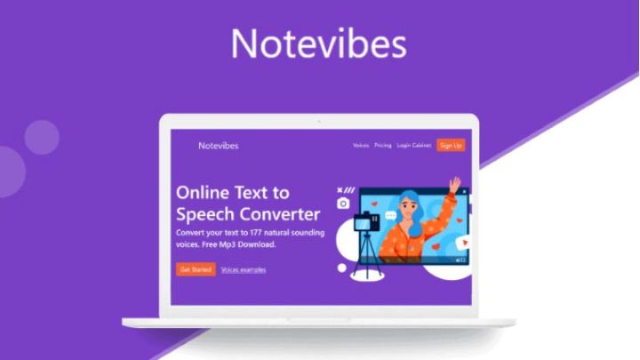 Giọng đọc AI miễn phí Notevibes